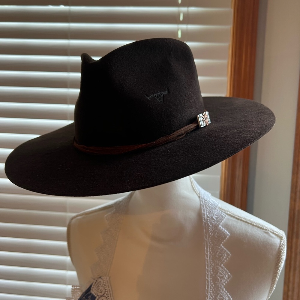 BullHide Flat Brim Cowboy Hat
